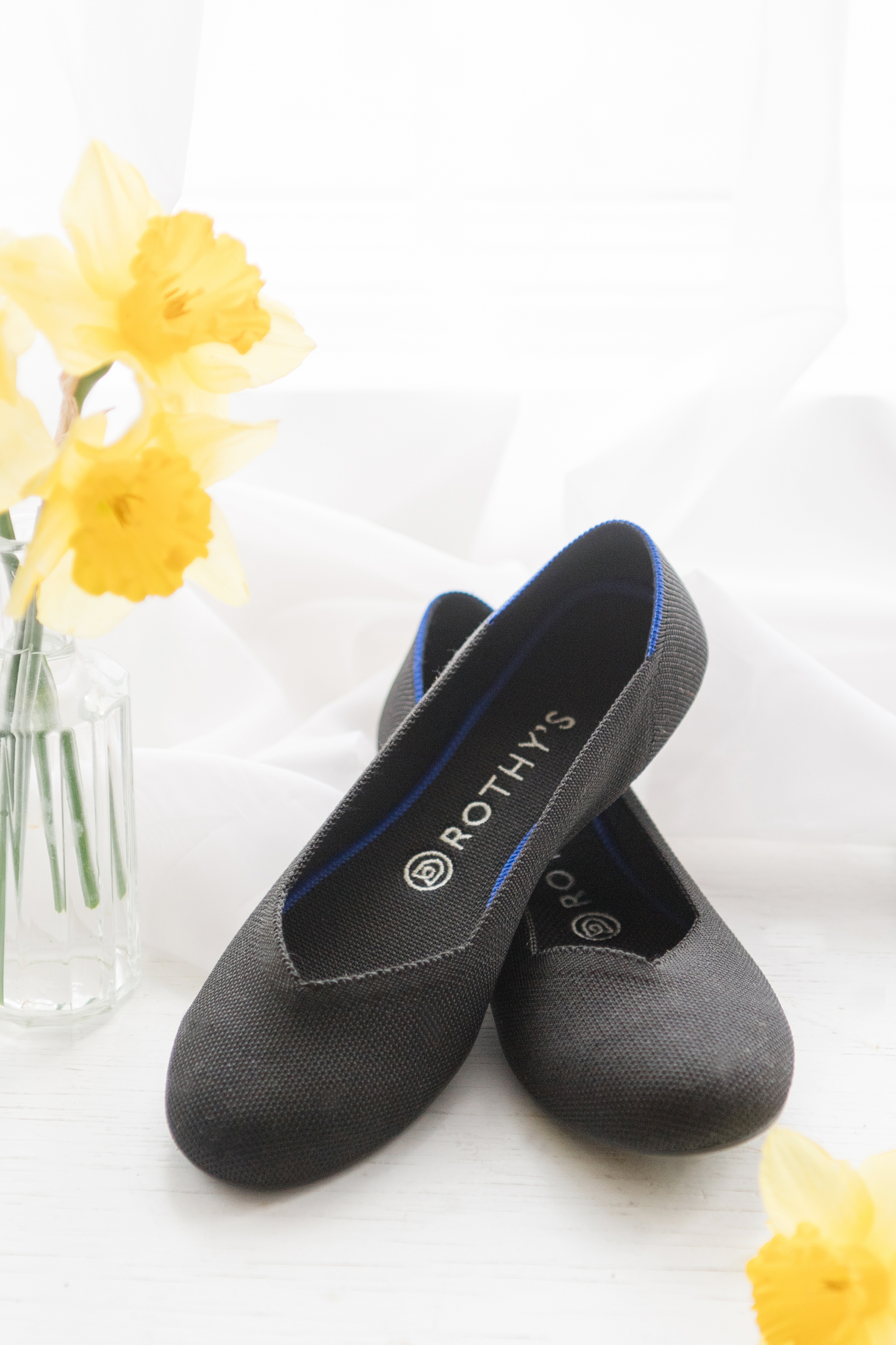 rothy's comfortable flats in black